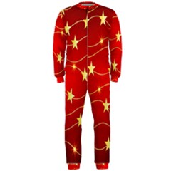 Background Christmas Decoration Holiday Xmas Shiny Onepiece Jumpsuit (men) by artworkshop