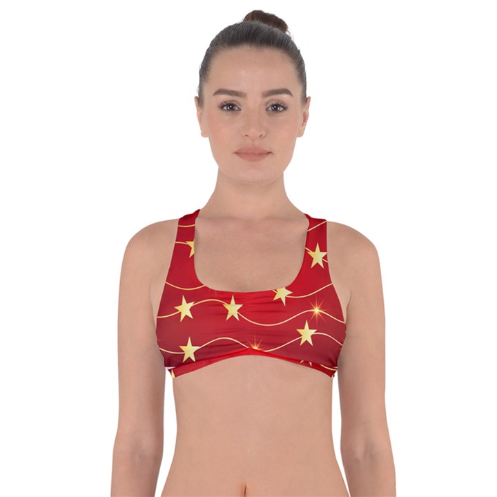 Background Christmas Decoration Holiday Xmas Shiny Got No Strings Sports Bra