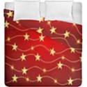 Background Christmas Decoration Holiday Xmas Shiny Duvet Cover Double Side (King Size) View1