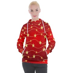 Background Christmas Decoration Holiday Xmas Shiny Women s Hooded Pullover by artworkshop