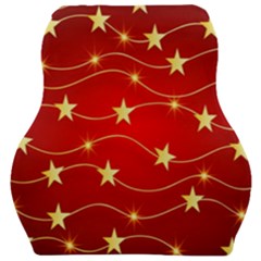 Background Christmas Decoration Holiday Xmas Shiny Car Seat Velour Cushion  by artworkshop