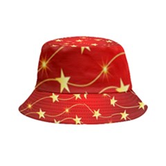 Background Christmas Decoration Holiday Xmas Shiny Inside Out Bucket Hat