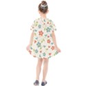  Background Colorful Floral Flowers Kids  Smock Dress View2