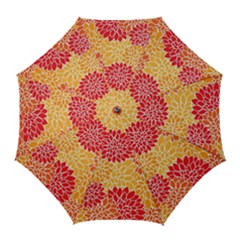 Background Colorful Floral Golf Umbrellas by artworkshop