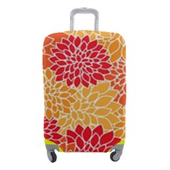 Background Colorful Floral Luggage Cover (small) by artworkshop