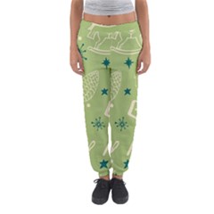 Angel Artwork Ball Christmas  Women s Jogger Sweatpants by artworkshop