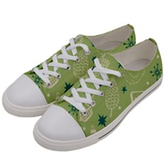 Angel Artwork Ball Christmas  Women s Low Top Canvas Sneakers by artworkshop