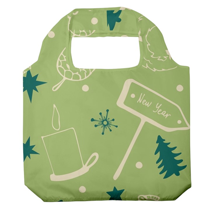 Angel Artwork Ball Christmas  Premium Foldable Grocery Recycle Bag