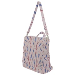 Floral Branches Plant Drawing Crossbody Backpack by artworkshop