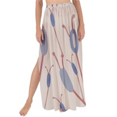 Floral Branches Plant Drawing Maxi Chiffon Tie-up Sarong by artworkshop