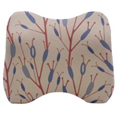 Floral Branches Plant Drawing Velour Head Support Cushion by artworkshop