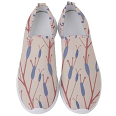 Floral Branches Plant Drawing Men s Slip On Sneakers by artworkshop