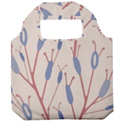 Floral Branches Plant Drawing Foldable Grocery Recycle Bag by artworkshop