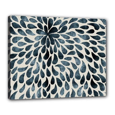 Abstract Flower Petals Canvas 20  X 16  (stretched) by artworkshop