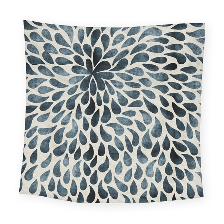 Abstract Flower Petals Square Tapestry (Large)