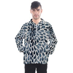 Abstract Flower Petals Men s Half Zip Pullover by artworkshop