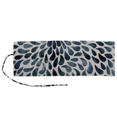 Abstract Flower Petals Roll Up Canvas Pencil Holder (m)