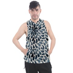 Abstract Flower Petals Men s Sleeveless Hoodie by artworkshop