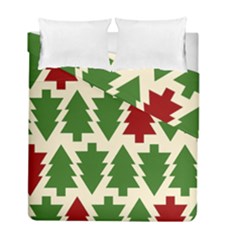  Christmas Trees Holiday Duvet Cover Double Side (full/ Double Size) by artworkshop