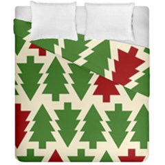  Christmas Trees Holiday Duvet Cover Double Side (california King Size) by artworkshop