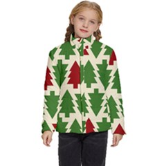  Christmas Trees Holiday Kids  Puffer Bubble Jacket Coat