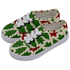  Christmas Trees Holiday Kids  Classic Low Top Sneakers by artworkshop