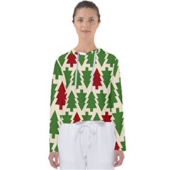  Christmas Trees Holiday Women s Slouchy Sweat by artworkshop