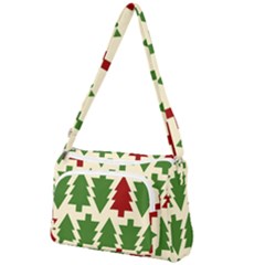  Christmas Trees Holiday Front Pocket Crossbody Bag by artworkshop