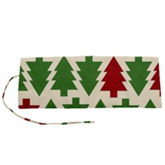  Christmas Trees Holiday Roll Up Canvas Pencil Holder (s) by artworkshop