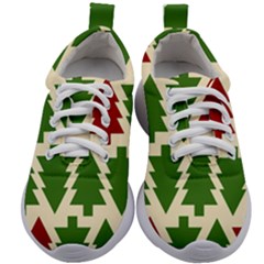  Christmas Trees Holiday Kids Athletic Shoes by artworkshop