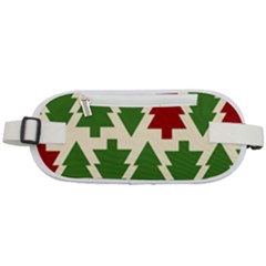  Christmas Trees Holiday Rounded Waist Pouch by artworkshop