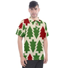  Christmas Trees Holiday Men s Polo Tee by artworkshop