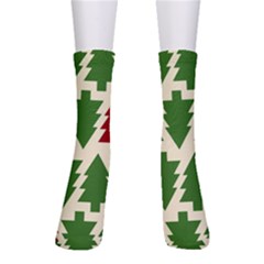  Christmas Trees Holiday Crew Socks by artworkshop