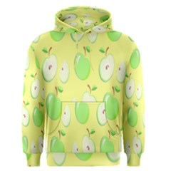 Apple Pattern Green Yellow Men s Core Hoodie by artworkshop