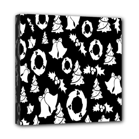  Card Christmas Decembera Mini Canvas 8  X 8  (stretched)