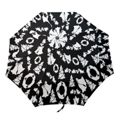  Card Christmas Decembera Folding Umbrellas by artworkshop