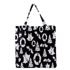  Card Christmas Decembera Grocery Tote Bag by artworkshop