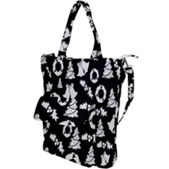  Card Christmas Decembera Shoulder Tote Bag by artworkshop