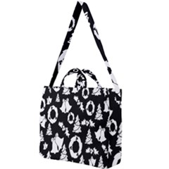  Card Christmas Decembera Square Shoulder Tote Bag by artworkshop