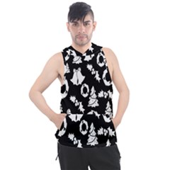  Card Christmas Decembera Men s Sleeveless Hoodie by artworkshop