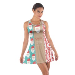  Christmas Claus Continuous Cotton Racerback Dress by artworkshop