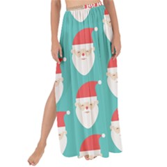  Christmas Claus Continuous Maxi Chiffon Tie-up Sarong by artworkshop