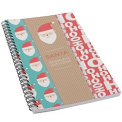  Christmas Claus Continuous 5 5  X 8 5  Notebook by artworkshop