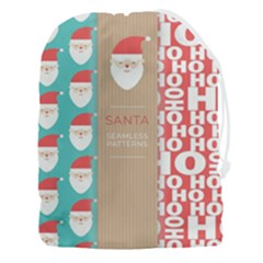  Christmas Claus Continuous Drawstring Pouch (3xl) by artworkshop