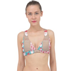  Christmas Claus Continuous Classic Banded Bikini Top by artworkshop