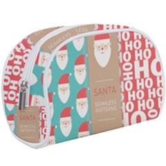  Christmas Claus Continuous Make Up Case (large) by artworkshop