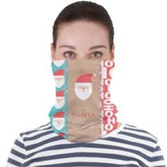  Christmas Claus Continuous Face Seamless Bandana (adult) by artworkshop