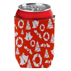 Orange Background Card Christmas  Can Holder by artworkshop