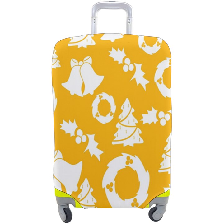 Card Christmas December Luggage Cover (Large)