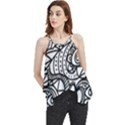 Seamless-pattern Love Karakter Flowy Camisole Tank Top View1